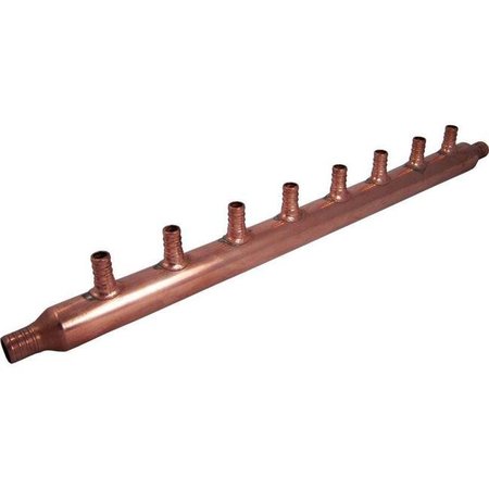 Cash Acme Cash Acme 22790 Copper Manifold with Pex 8 Port Open Bulk 22790